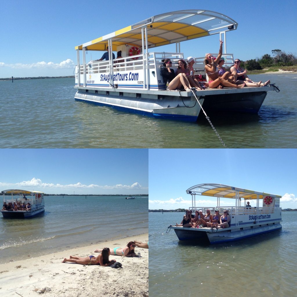 Private charter enjoying the boat and the beach